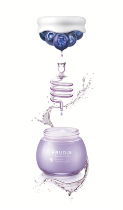 Frudia Blueberry Hydrating Cream Увлажняющий крем для лица с экстрактом черники, 10 мл