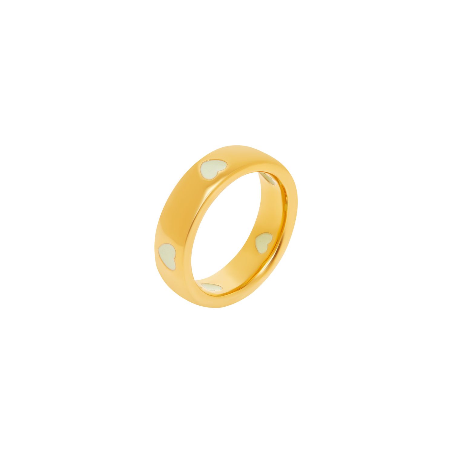 Кольцо Puffy Hearts Ring – Mint