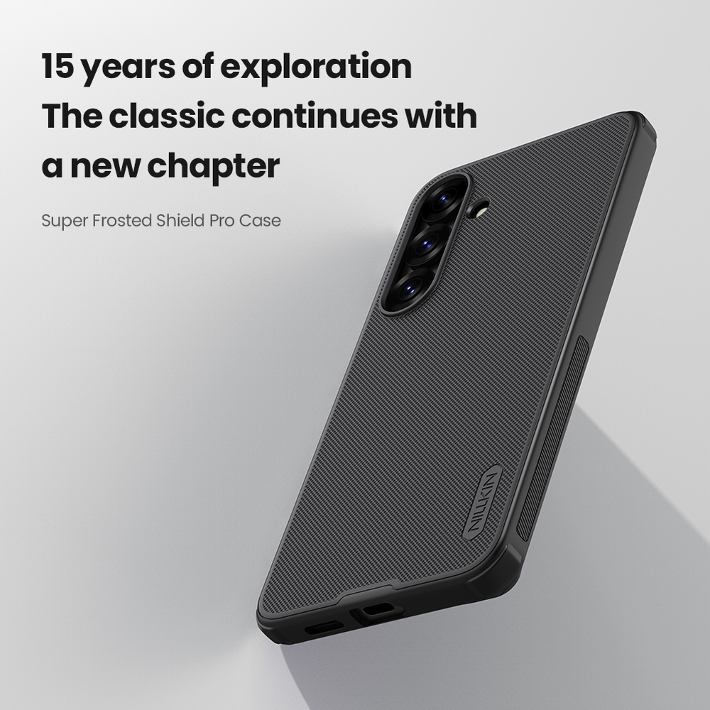 Усиленный защитный чехол от Nillkin для Samsung Galaxy S25, серия Super Frosted Shield Pro