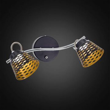 CL508522 Орегон Черный Св-к Наст-Потол, LED 2*5W