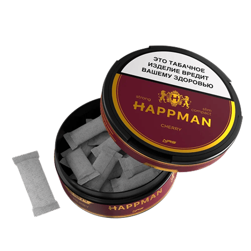 Happman Slim Compact Strong 13гр. Жевательный табак с ароматом CHERRY 31 "NRG road" (М)