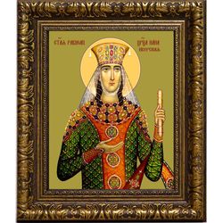 Нана Иверская, равноапостольная царица. Икона на холсте