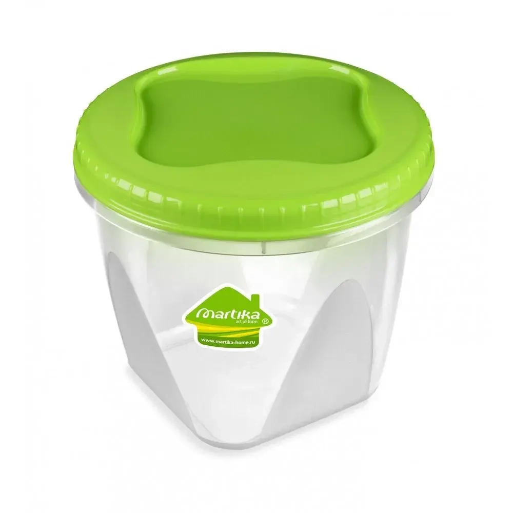 Банка с завинчивающейся крышкой Тондо 1,5л С288-01-КОЛ (комплект 18 шт)