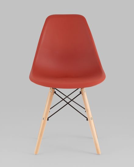Стул Eames Style DSW терракотовый (разборный каркас)