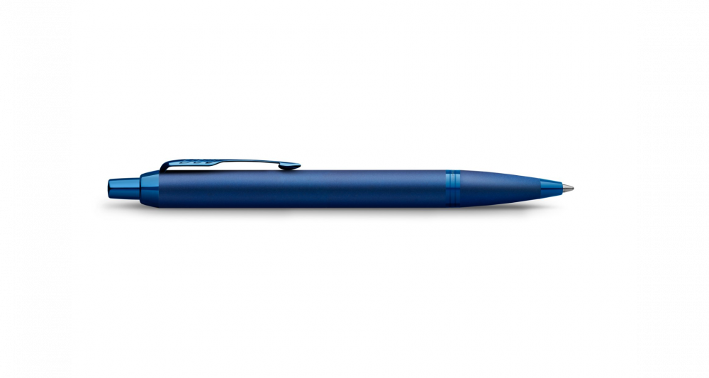 Шариковая ручка Parker IM Monochrome Blue, стержень:M, цвет чернил: blue, в подарочной упаковке.
