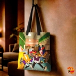 Сумка шоппер с принтом Block B