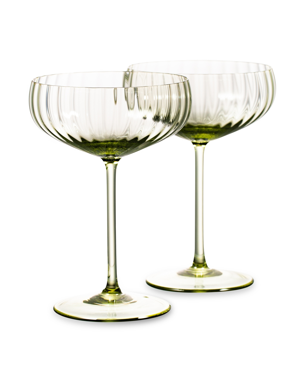 Набор креманок для шампанского 2шт 280мл Anna Von Lipa Лион зеленый