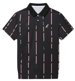 Мужское теннисное поло Australian Ace Polo Shirt With Stripes - nero