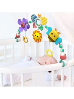 Huanger Дуга-трансформер Huanger Пчёлка HE0306 для кроватки/коляски, разноцветный