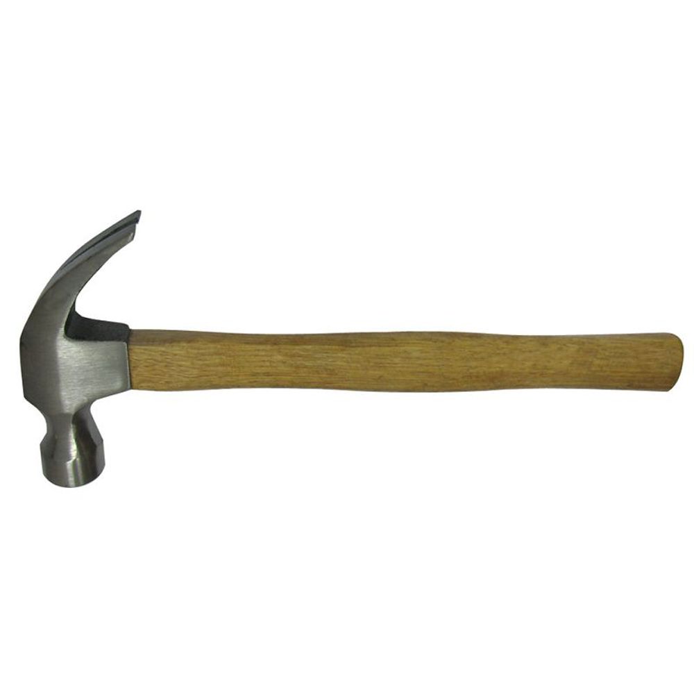 БИБЕР 85381 Молоток-гвоздодер дерев.Премиум 0,6кг---