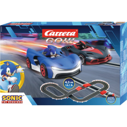 Carrera GO!!! - Автотрек с рампой 4,3 м Sonic + 2 машинки 63520 / артикул   63520  / GTIN 4007486635203