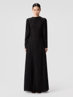 Платье макси в тонкую полоску OLA OLA