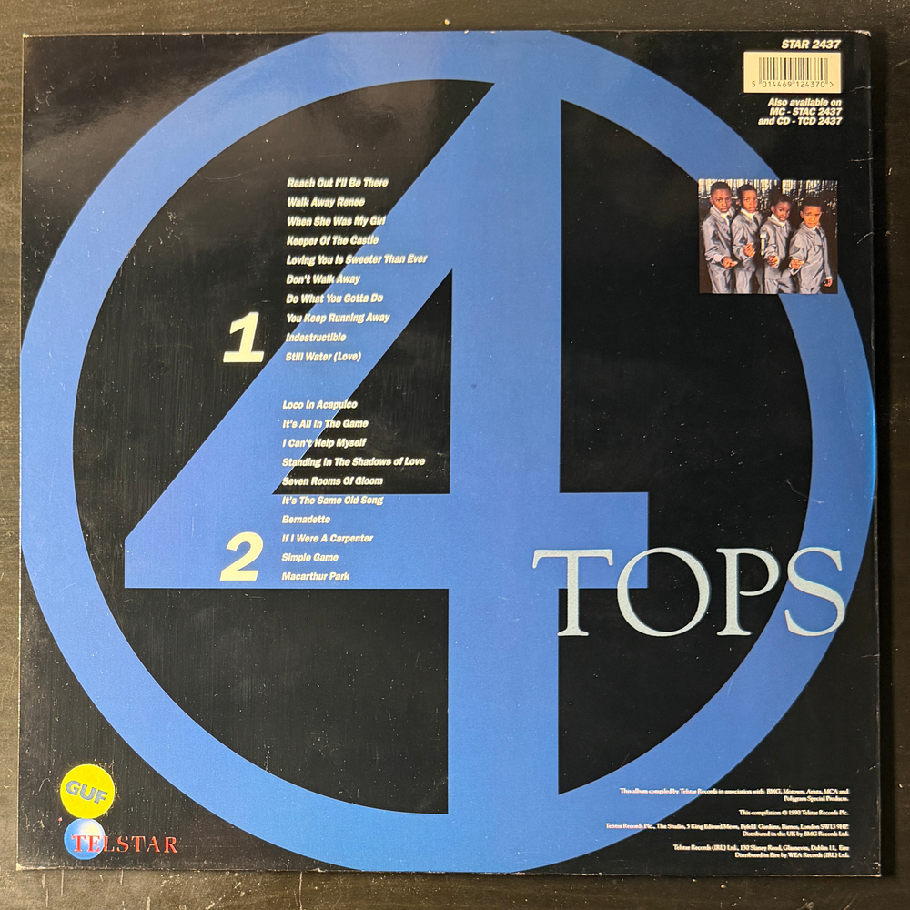 The Four Tops – Their Greatest Hits (Англия 1990г.) Т
