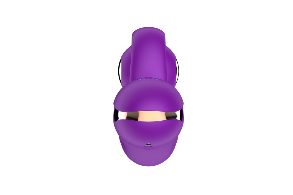 Силиконовый вибратор-кролик с функцией вращения SW3052-purple