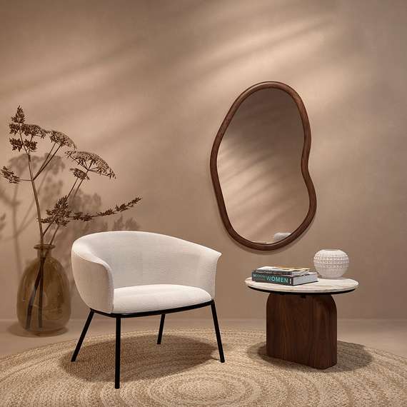 Зеркало настенное Torhill 99х63 см, светло-коричневое