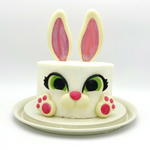 Пластиковая форма для шоколада Заяц / Глазки, ушки, лапки, хвост