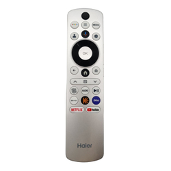 Пульт Haier HTR-U33GR k3 для Smart ТВ с голосовым управлением Google Assistant Netflix Okko
