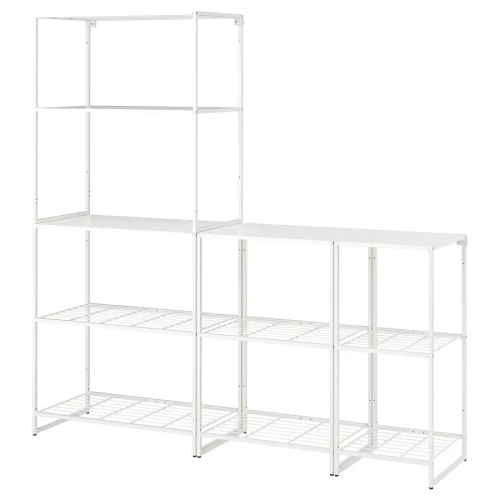 Стеллаж - IKEA JOSTEIN, 182х40х180 см, белый, ЮСТЕЙН ИКЕА