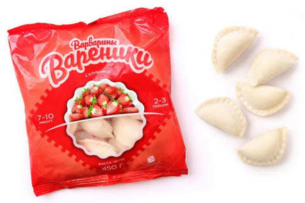 "Варварины вареники с клубникой" 450г. Брест