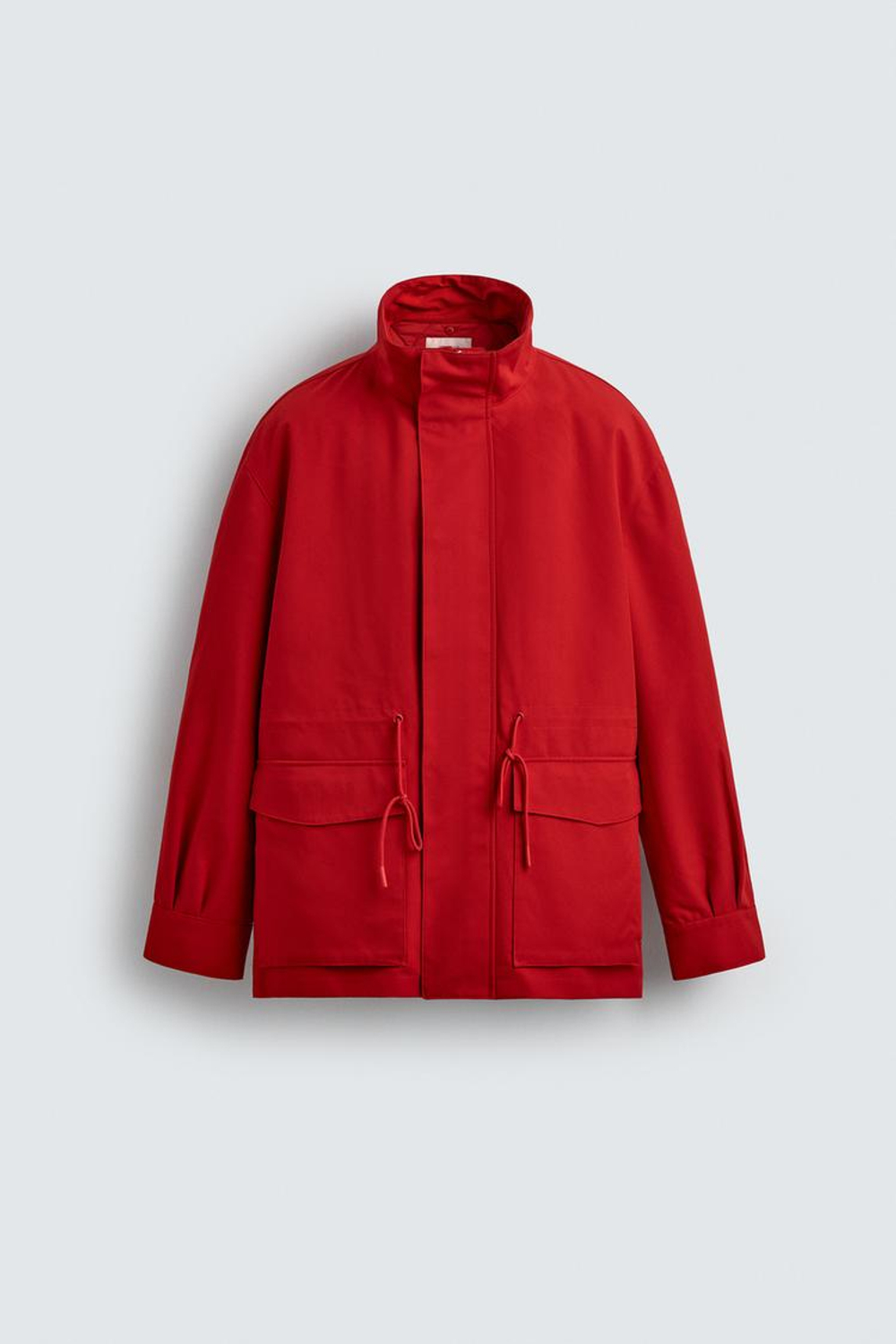 ZARA ПАРКА WATER REPELLENT СО СЪЕМНОЙ ПОДКЛАДКОЙ, КРАСНЫЙ