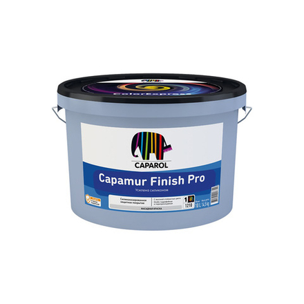 Краска фасадная Caparol Capamur Finish Pro, база 1, белая, 10 л