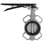 Water Butterfly Valve Elephant 316L-316L-VITON 232PSI, body and disk material - stainless steel 316L, seal - VITON, handwheel operated