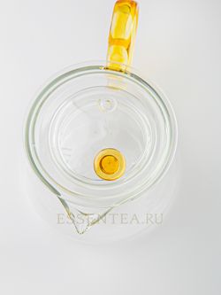 чайник с золотой ручкой