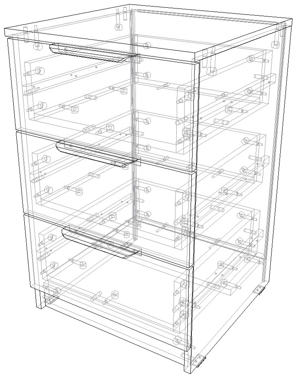 Тумба 450×701×450 Вектор+