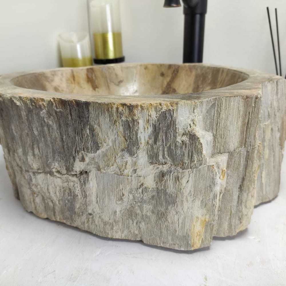 Раковина из окаменелого дерева Fossil Basin OD-00417 43x39x15 см