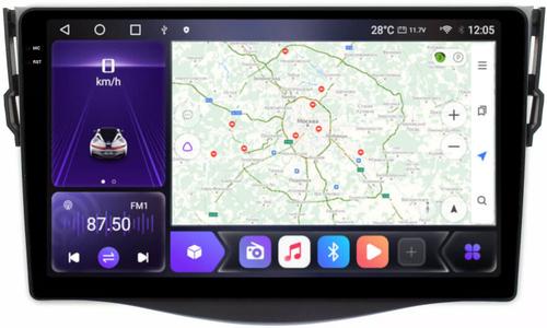 Магнитола для Toyota RAV4 30 2005-2012, Vanguard - Kuberg OL-9688 QLed+2K, Android 12, Быстрая, CarPlay, 4G SIM-слот