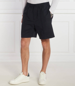 Льняное шорты Emporio Armani - темно-синий(3D1PH7 1K2WZ)