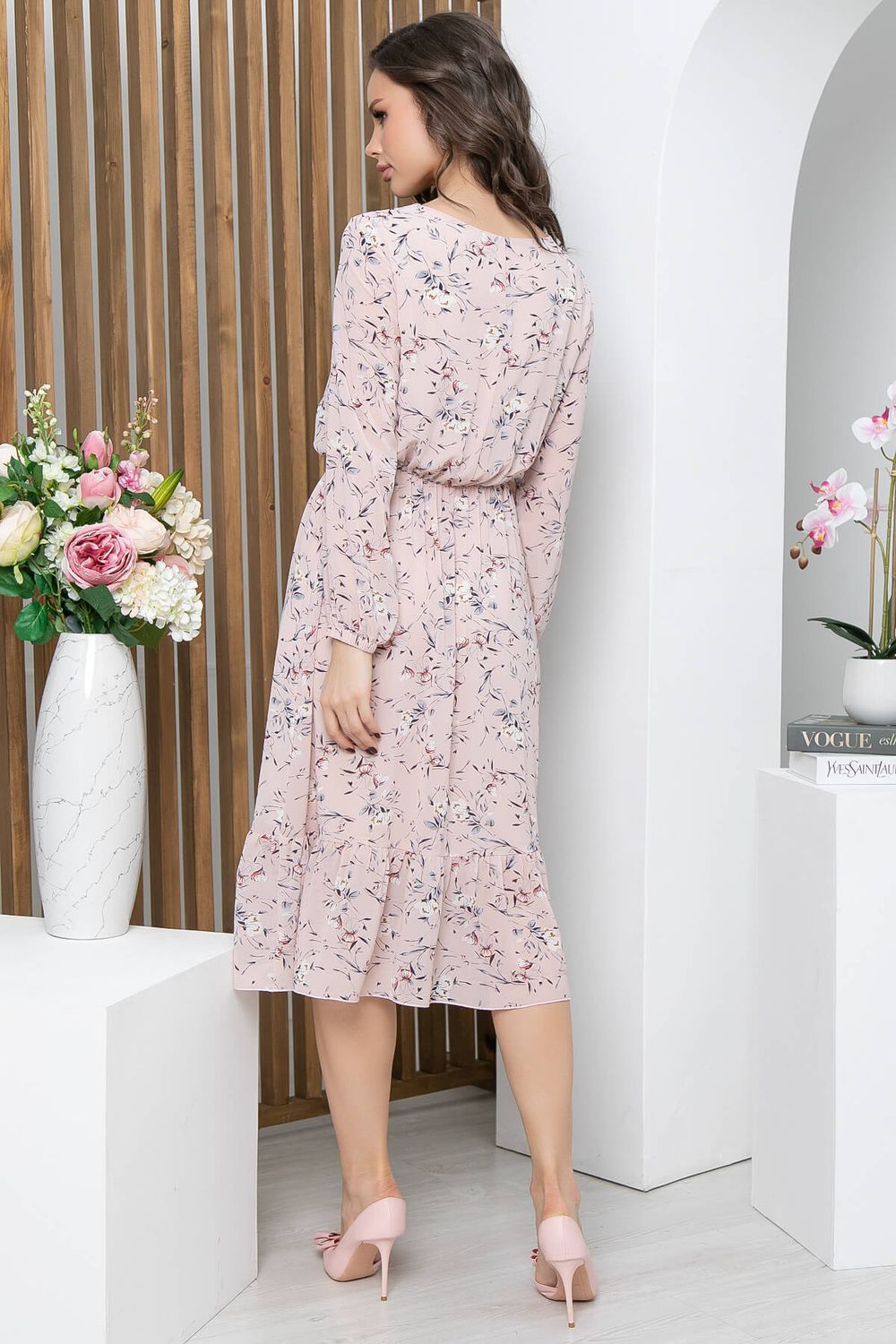 Платье "Фортуна" (пудра) П5658 LT Collection