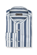 Рубашка льняная в полоску