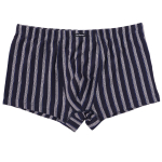 Удобные мужские боксеры из хлопка (Размер: L) (Цвет: синий с серым)