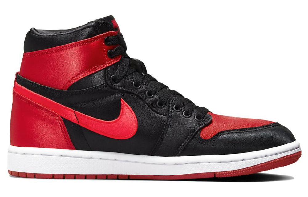 Кроссовки Jordan Air Jordan 1 High Og "Satin Bred" 2023 (Женская размерная сетка)