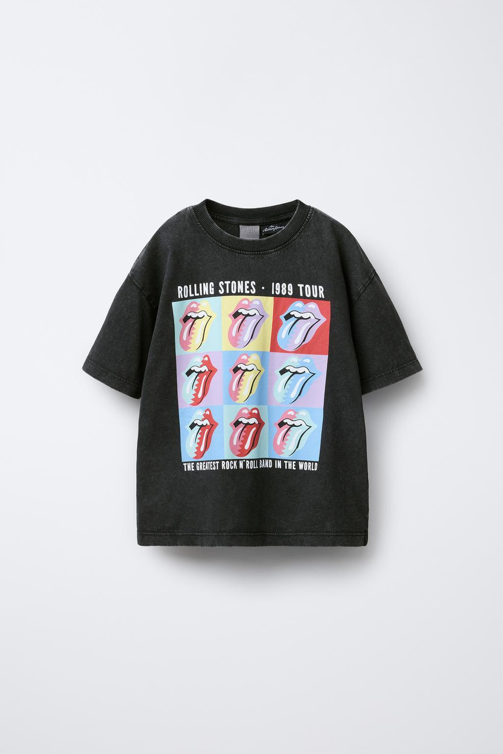Футболка с эффектом стирки rolling stones ©