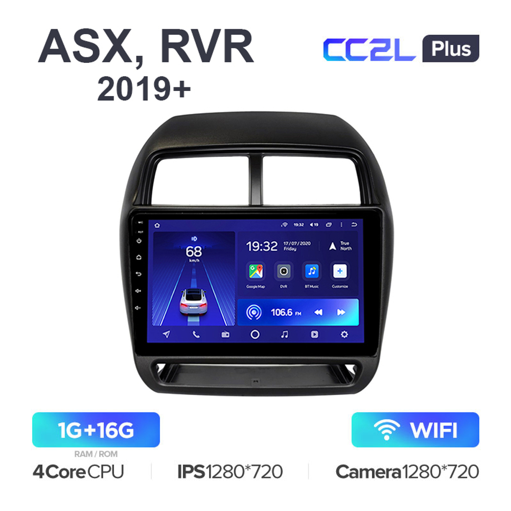 Teyes CC2L Plus 9" для Mitsubishi ASX, RVR 2019+