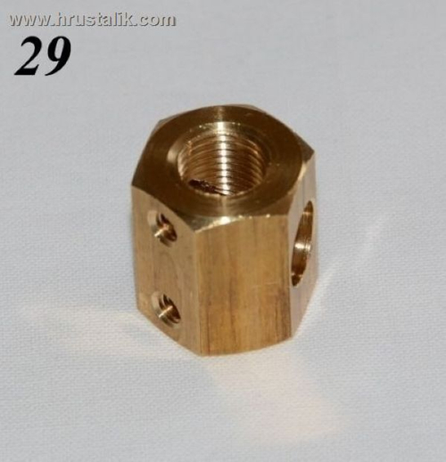 Муфта стопорная. Диам.17мм. Резьба М4 (№29)