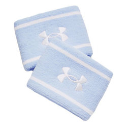 Теннисные напульсники Under Armour Striped Performance Terry Wristbands - Blue