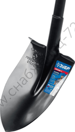 ЗУБР ПРОФИ-7, 275х205х1200мм, полотно рессорная сталь 1.6мм закалено, стальной изог.черенок с ручкой, штыковая лопата, тип ЛСГ, ПРОФЕССИОНАЛ (39557)