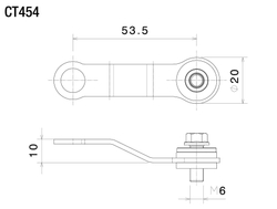 Rizoma Кронштейн бачка CT454