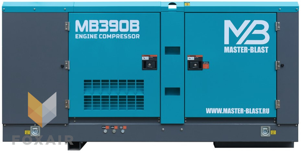 Винтовой дизельный компрессор master blast mb400b-7