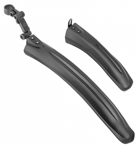 Крылья 24"-26" XGNB-044-1 пластик черные комплект арт.610216