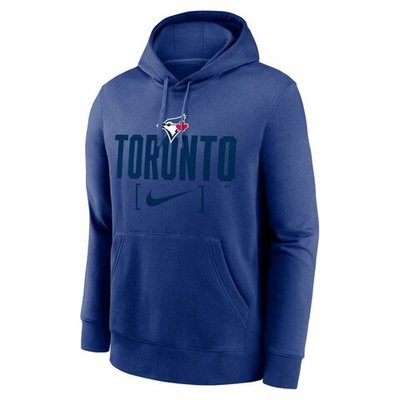 Толстовка Nike MLB Toronto Blue Jays Club Slack Sweatshirt Navy Blue