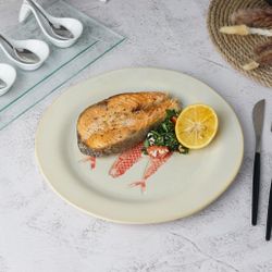 Тарелка d 27,3 см h2 см Red Fish Gray Frutti di Mare P.L. [6]