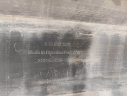 Юбка заднего бампера Skoda Kodiaq 16-22 Б/У Оригинал 565807521