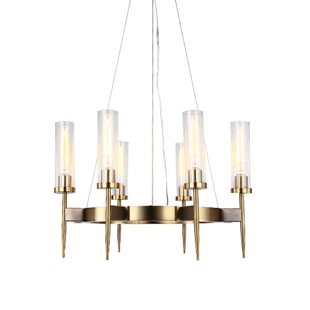 Люстра Alouette 6 brass