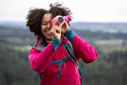 Термобутылка Klean Kanteen Rise Vac Classic Arch Loop 20oz (592 мл) Pink Lemonade