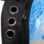 Рюкзак - переноска для животных «ЛЮБИМЫЙ БРО», цвет Люблю Ван Гога!, 27*33*43см/до 7кг (сетка, иллюминатор, подложка) (Пакет и Лейбл)