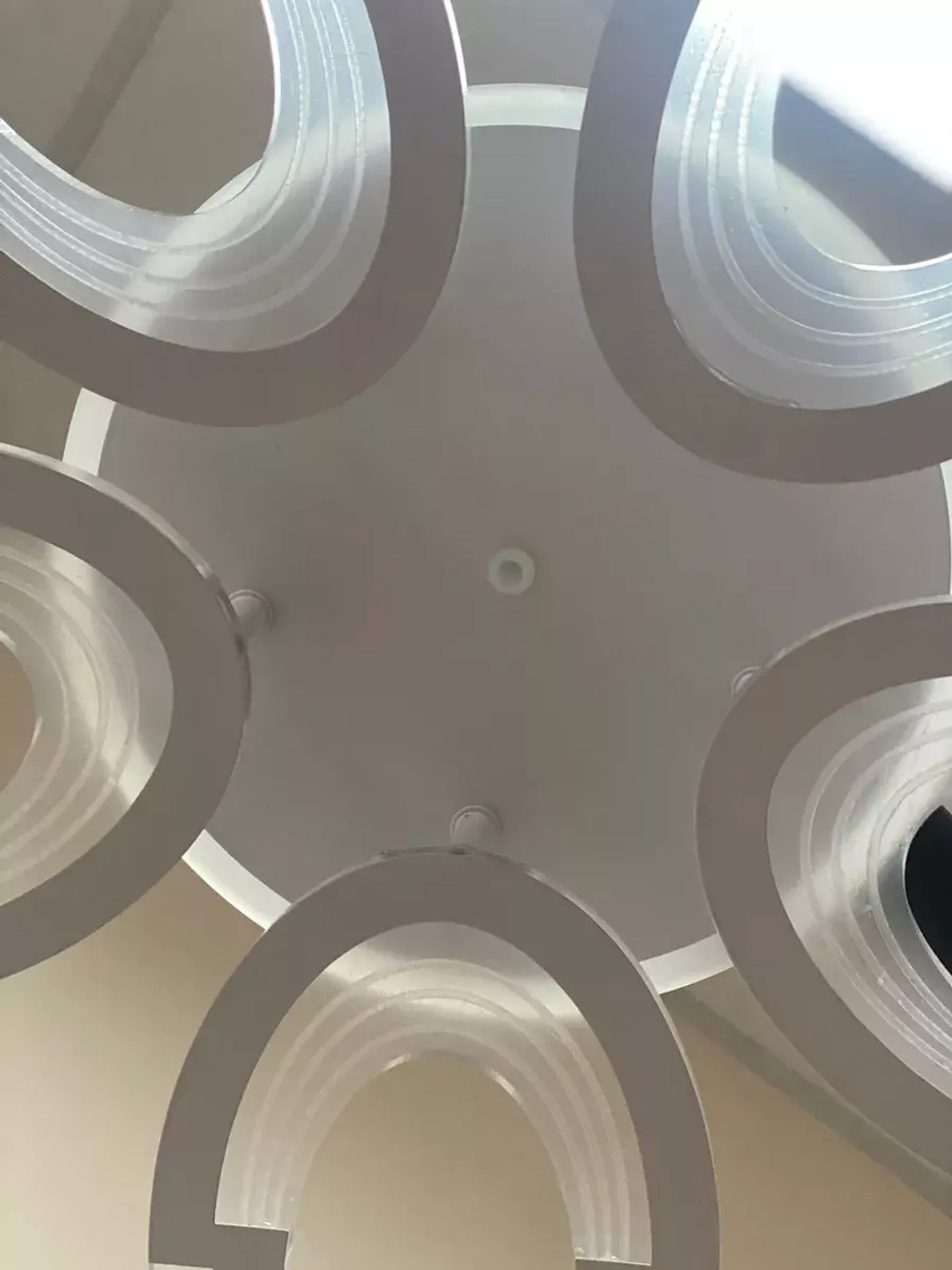 Люстра потолочная MIU LED*92W белый, хром